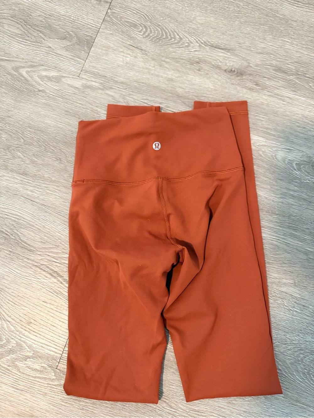 Lululemon Drawstring High Waist Align Mahogany Brown Leggings
